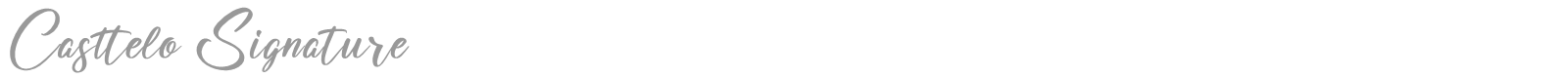 Casttelo Signature font preview